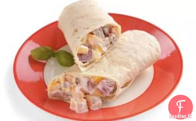 Wraps au Jambon et à la Mangue