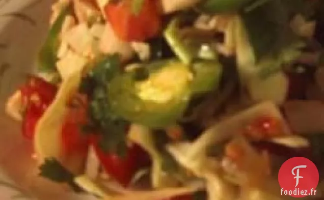 Salade de Chou, Tomates et Oignons