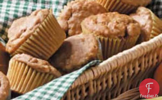 Muffins au Beurre d'Arachide et À L'Avoine