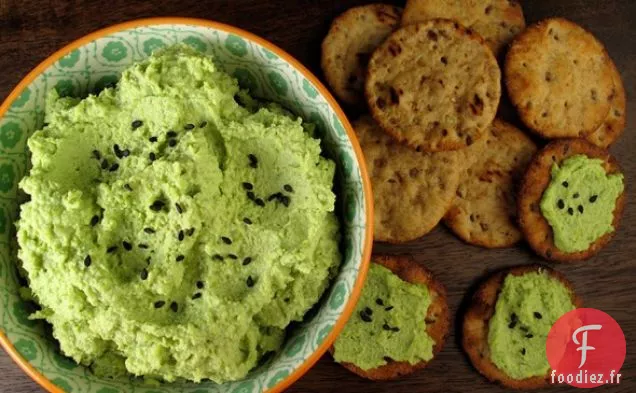 Houmous Edamame à l'Ail Grillé