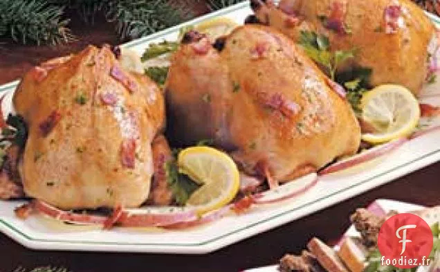 Poules de Cornouailles avec Pommes de Terre