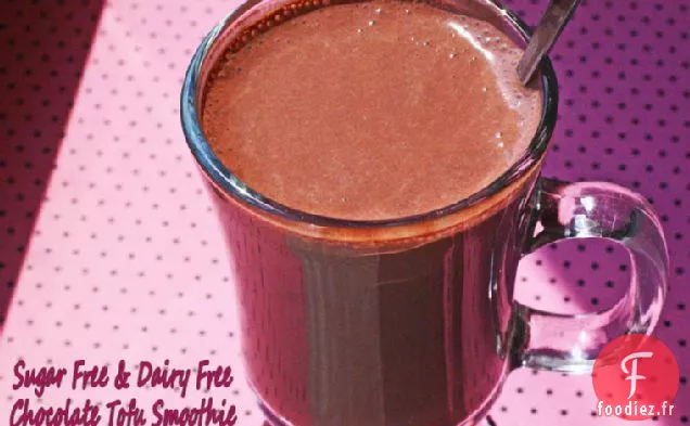 Smoothie Au Tofu Au Chocolat Sans Sucre et Sans Produits Laitiers