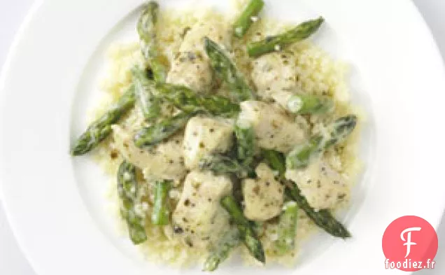 Poulet au Pesto et Asperges