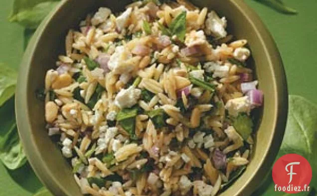 Salade Orzo aux Épinards