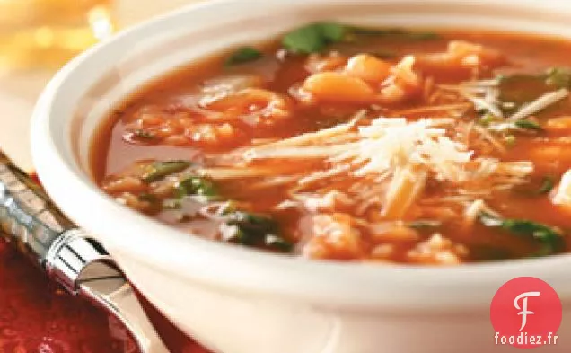 Soupe D'Épinards aux Haricots Blancs