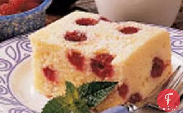 Gâteau aux Framboises à L'Envers