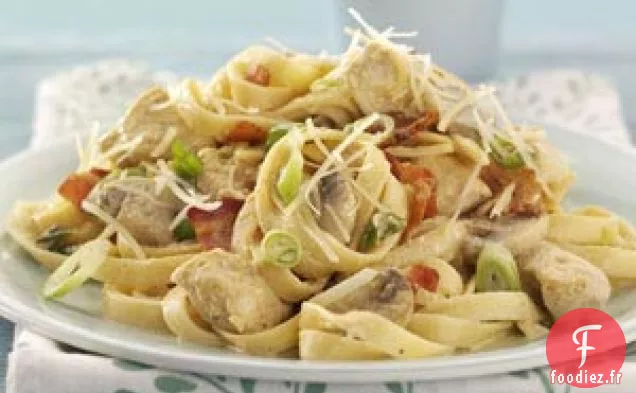 Fettuccine au Poulet Alfredo