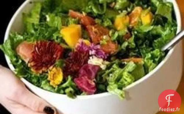 Salade de Mangue, Orange, Pamplemousse, Avocat et Pistache