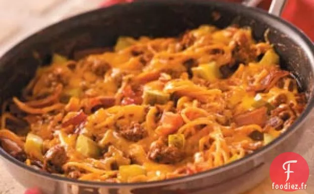 Spaghettis au Bacon et au Fromage