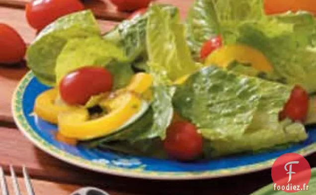 Salade du Jardin avec Vinaigrette au Citron