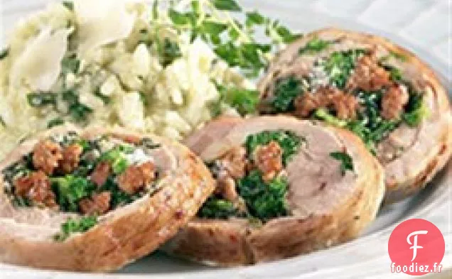Roulades de Filet de Lapin à la Saucisse et au Brocoli de Hatfield®