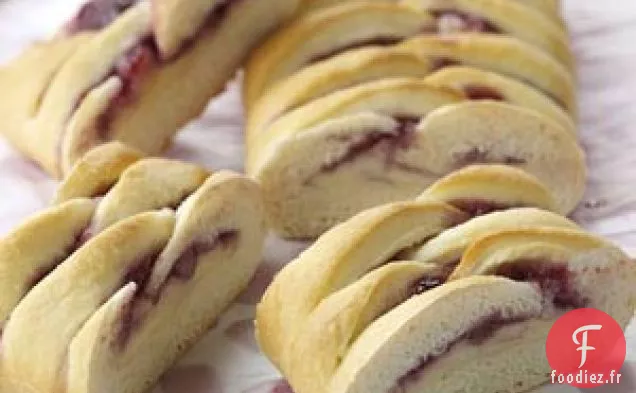 Pains en Échelle Framboise-Fromage à La Crème