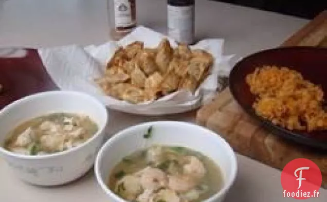 Soupe de Nouilles Chinoises En Verre