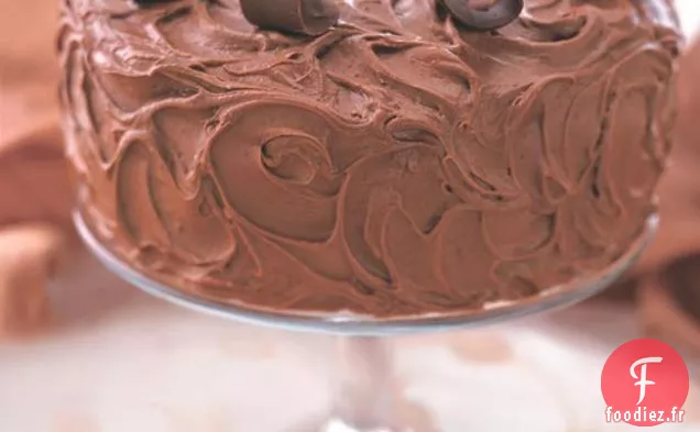 Gâteau en Mousseline de Chocolat Noir