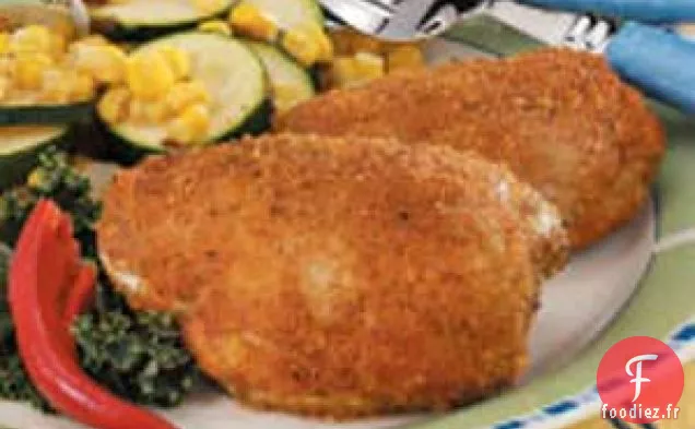 Cuisses De Poulet Enrobées De Miettes