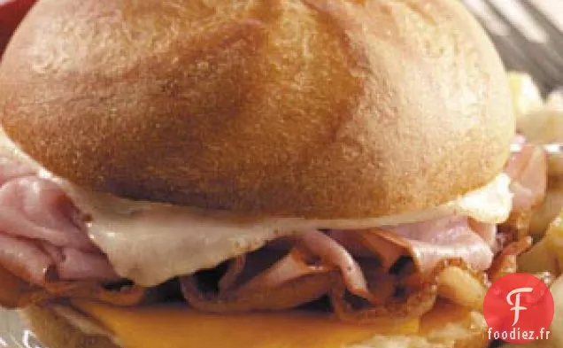 Sandwichs chauds au Jambon et au fromage
