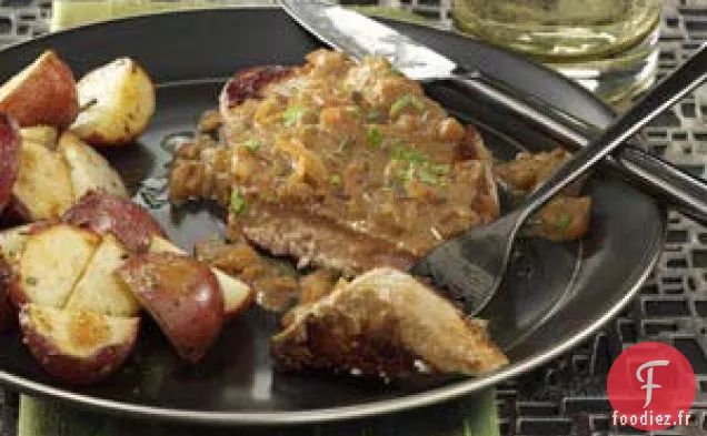 Côtelettes de Porc Charcutière