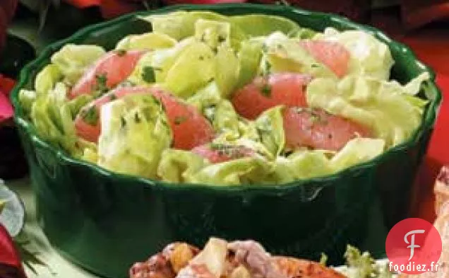 Salade de Laitue au Pamplemousse