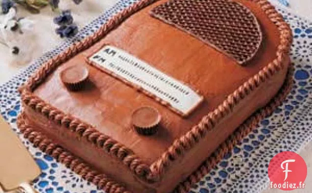 Gâteau Radio Antique