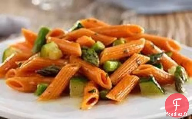Penne aux Courgettes, Asperges et Parmigiano Reggiano