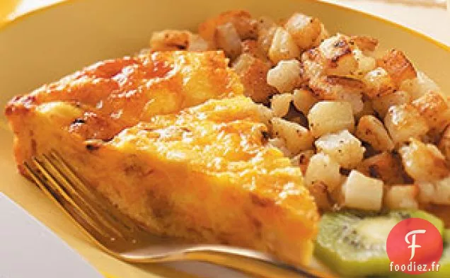 Quiche au Poulet Sans Croûte