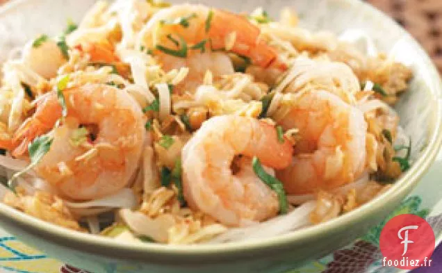 Pad Thaï aux Crevettes pour Deux