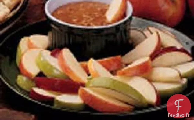 Trempette au Beurre de Cacahuète au Caramel