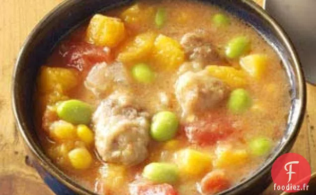 Récolte de Butternut & Ragoût de Porc