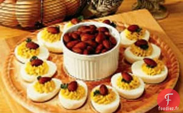 Oeufs Diaboliques aux Amandes