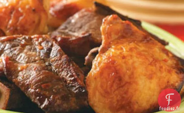 Côtes levées de poulet à l'érable