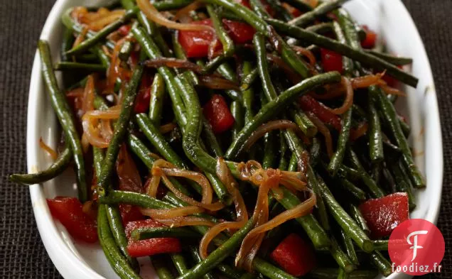 Haricots Longs Chinois au Poivre Noir Concassé