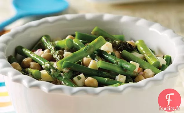 Salade d'Asperges et de Haricots Garbanzo