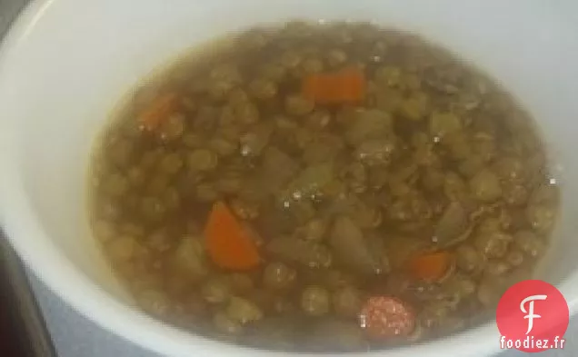 Soupe Épicée aux Lentilles