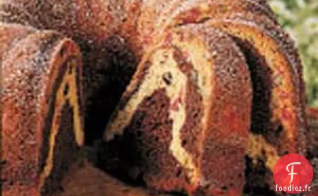 Gâteau Marbré au Chocolat et aux Cerises