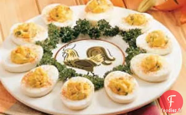 Oeufs Diaboliques À l'Ail