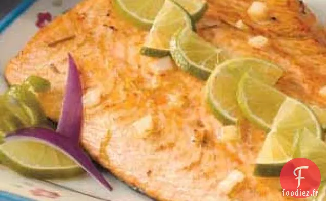 Saumon à l'Ail et à la Lime