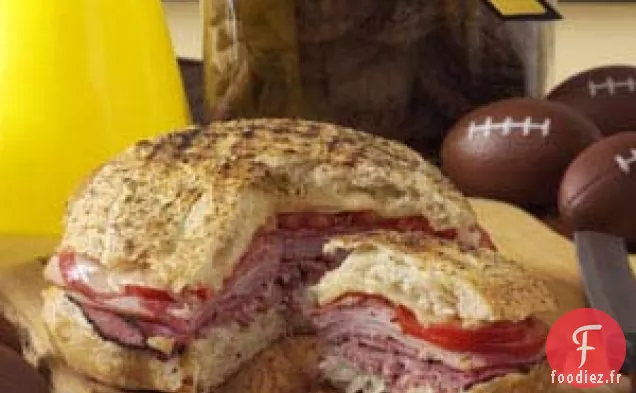 Sandwich de Fête à la Focaccia