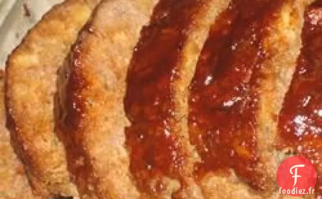 Pain de Viande avec Oignons Frits et Assaisonnement Ranch