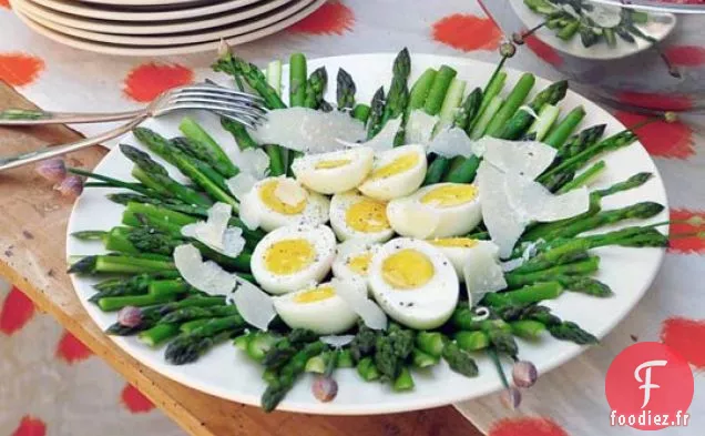 Asperges Truffées Au Parmesan Et Œufs