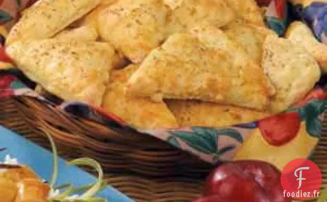 Triangles de Biscuits Au Fromage