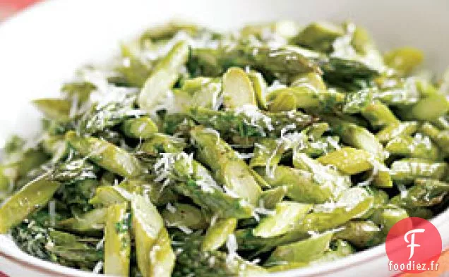 Asperges Sautées Au Beurre Et Au Parmesan