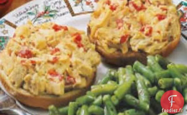 Hamburgers au Thon à Face Ouverte