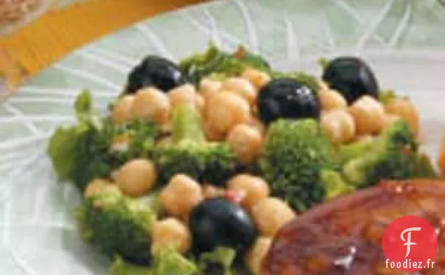 Salade de Pois Chiches au Brocoli