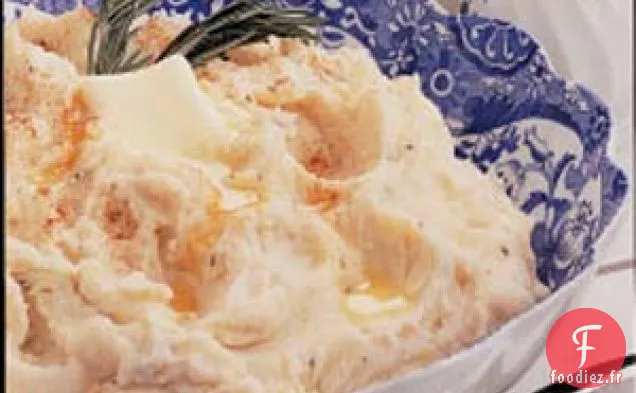 Purée de Pommes De Terre Rôtie À L'Ail