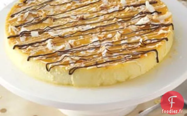 Flan au Chocolat Blanc Et À la Noix De Coco