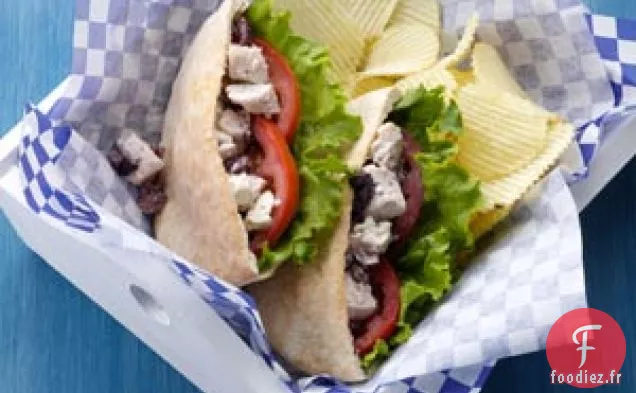 Sandwichs au Poulet Grec