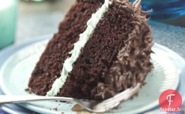 Gâteau au Chocolat et à la Menthe