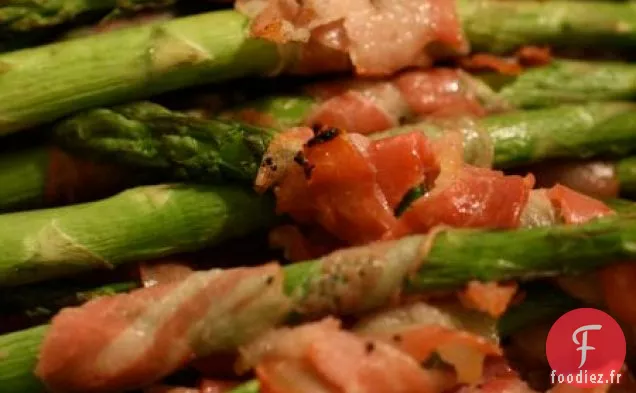 Asperges Enveloppées De Pancetta À La Citronnette