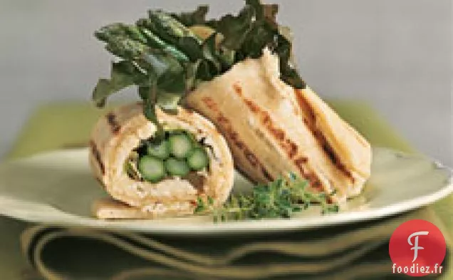 Enveloppement d'Asperges Grillées