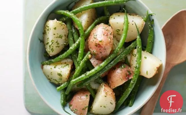 Salade de Pommes de Terre au Pesto et Haricots Verts